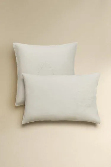 Наволочка из мятого льна