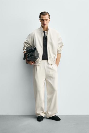 Zara Брюки-джоггеры свободного кроя со складками