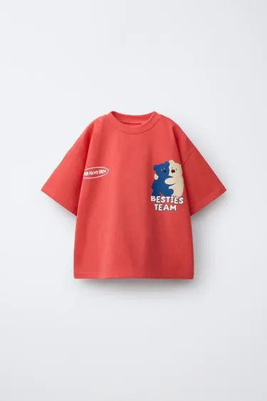 Футболка с принтом «медведи»- Заказать в России