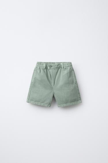 Zara Шорты-бермуды с перекрестным поясом