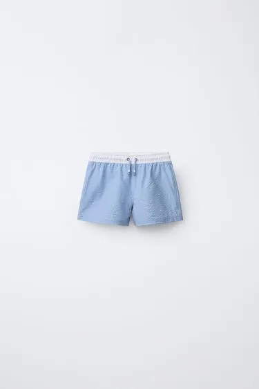 2-6 лет/плавки-бермуды с нашивкой