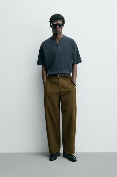 Zara Бейсбольная футболка поло купить с доставкой.