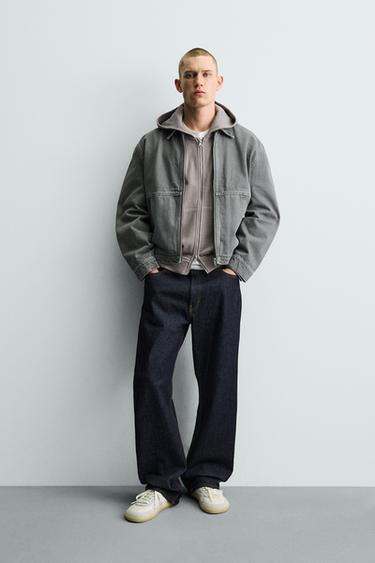 Куртка  с контрастной отстрочкой