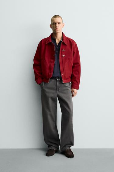 Zara Брюки чинос  с эффектом потертости