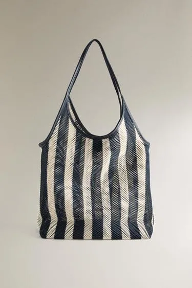 Сумка-тоут в полоску- Заказать в России