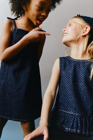 Zara Платье в горошек купить с доставкой.