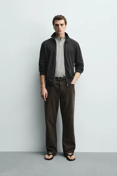 Толстовка классического кроя на молнии- Заказать в России