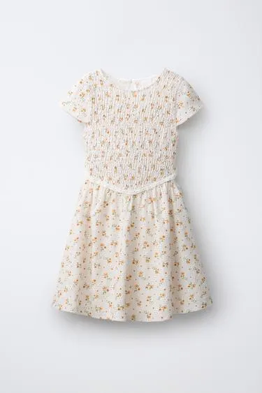 Платье с цветочным принтом