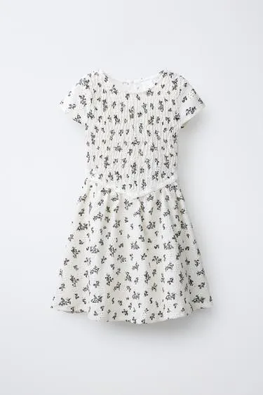 Платье с цветочным принтом