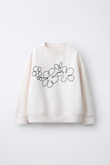 Zara Толстовка с цветочным шнурком