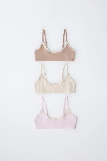 Набор из трех топов в горошек 9-14 лет