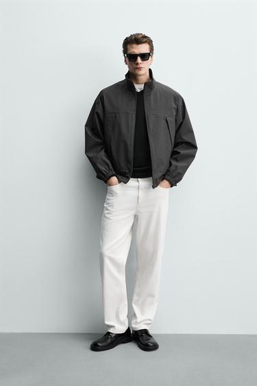 Zara Легкая непромокаемая куртка из высокотехнологичной ткани