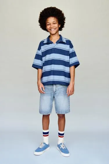 Прямые джинсовые шорты