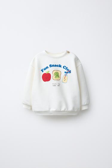 Толстовка с рельефным принтом