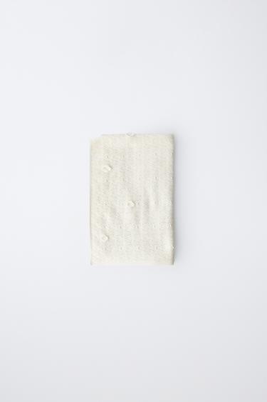 Zara Вязаный плед с 3D цветами