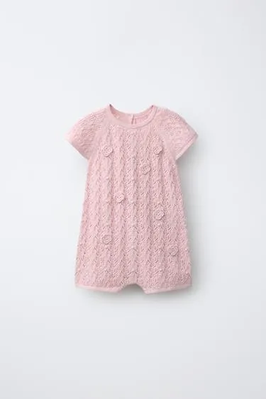 Короткий вязаный комбинезон- Заказать в России