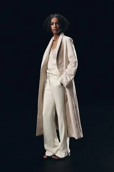 Расклешенные брюки с заниженной талией коллекция Zara «Zw»- Заказать в России