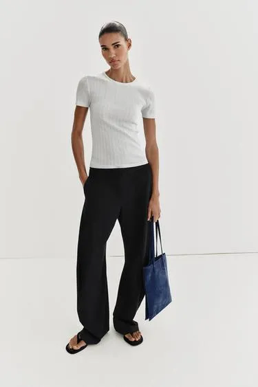 Топ в рубчик с блестящей нитью- Заказать в России