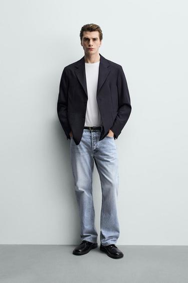 Zara Блейзер  из рельефной ткани