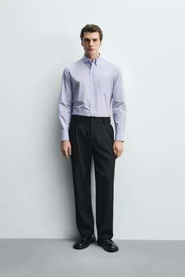 Рубашка стандартной посадки в клетку- Заказать в России