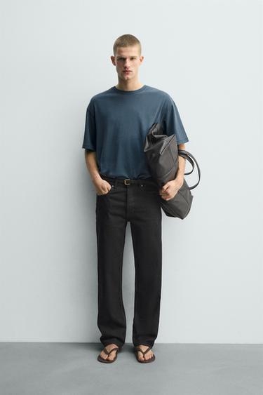 Zara Футболка свободного кроя с нашивкой