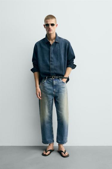 Zara Джинсы TAPERED свободного кроя