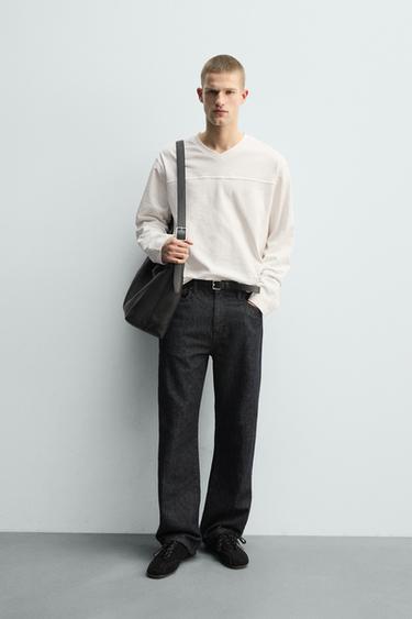 Zara Футболка из рельефной ткани фламе купить с доставкой.