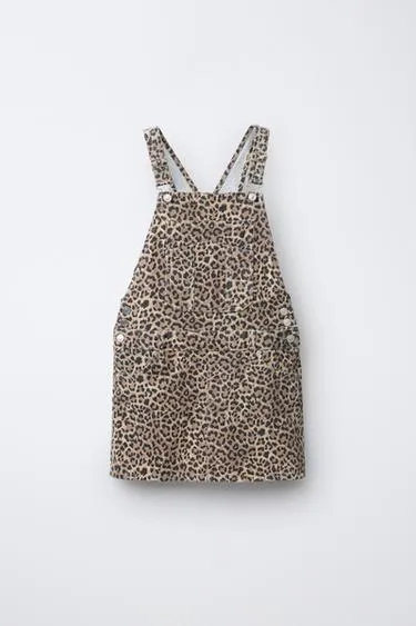 Сарафан с анималистичным принтом