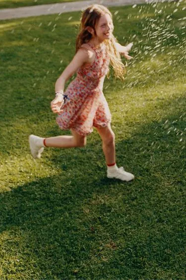 Комбинезон с цветочным принтом