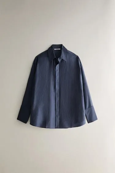 Прозрачная рубашка большого размера