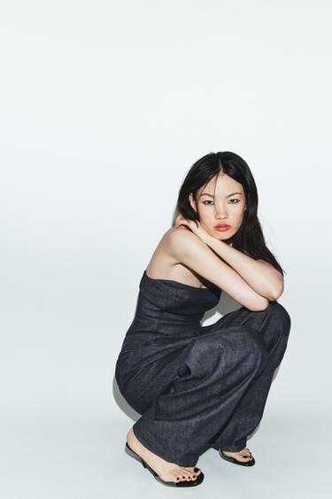 Zara Виниловые босоножки на каблуке купить с доставкой.