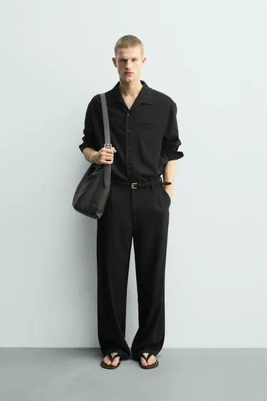 Рубашка  из струящейся ткани- Заказать в России