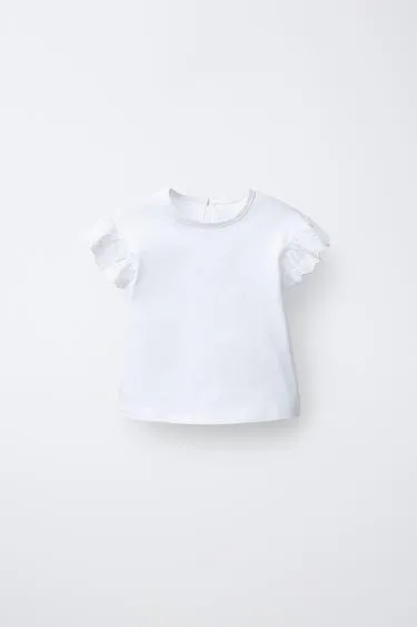 Футболка со швейцарской вышивкой- Заказать в России