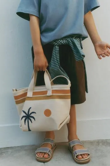 Сумка-шопер с принтом