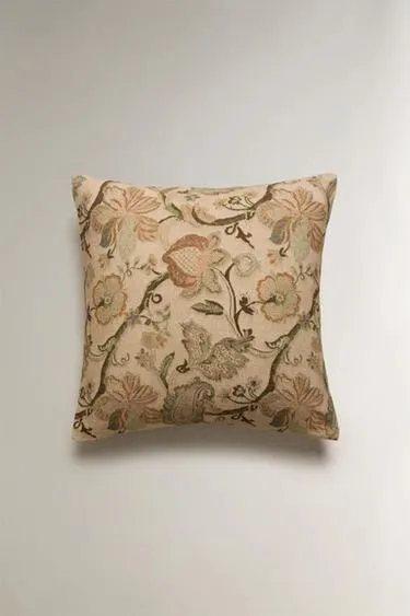 Чехол для подушки с цветочным принтом- Заказать в России