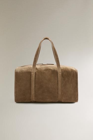 Zara Кожаная сумка для путешествий