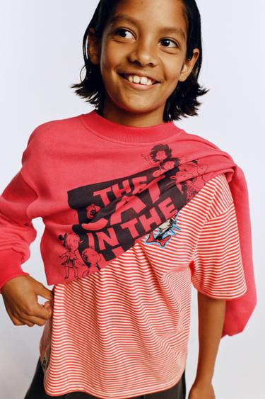 Zara Футболка в полоску «кот в шляпе» DR. SEUSS™