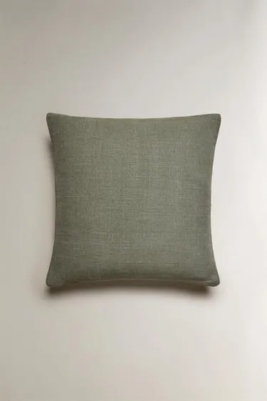 Чехол для подушки из джута и хлопка