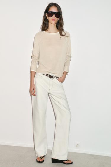 Zara Двойной вязаный джерси