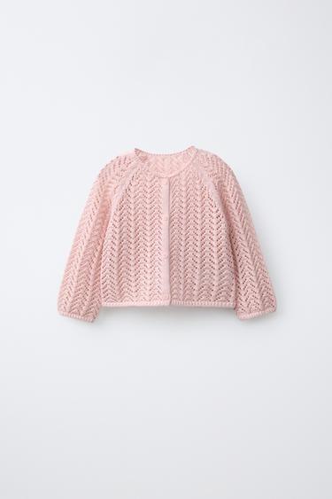 Zara Ажурный кардиган