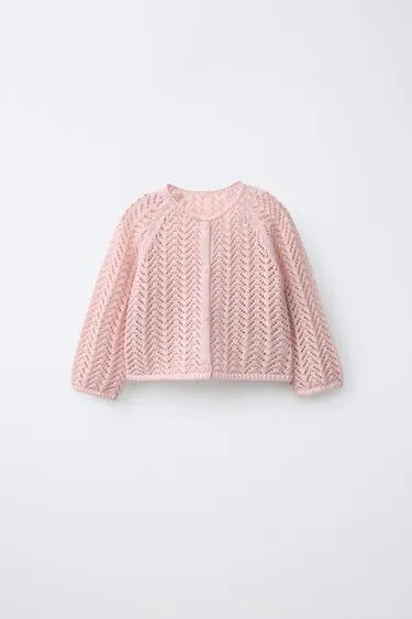 Ажурный кардиган- Заказать в России