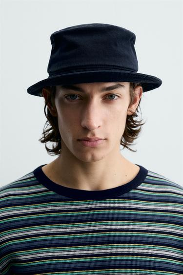 Zara Панама с эффектом потертости