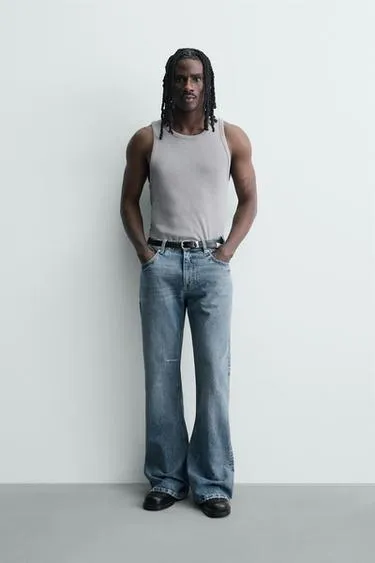 Джинсы клёш- Заказать в России