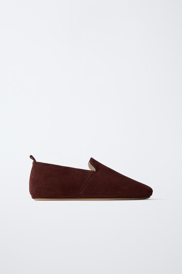 Zara Туфли-бабушки из ограниченной коллекции кожаные