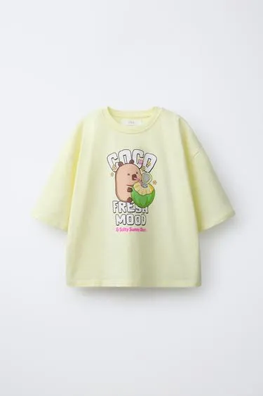 Футболка с принтом Капибара Capyfun ©- Заказать в России