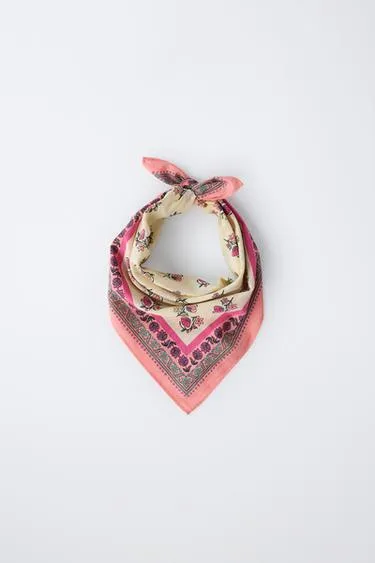 Бандана с цветочным принтом