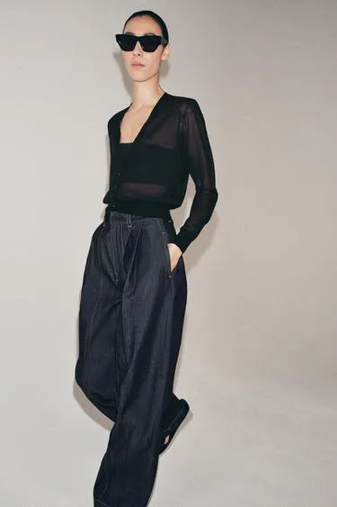 Полупрозрачный кардиган- Заказать в России