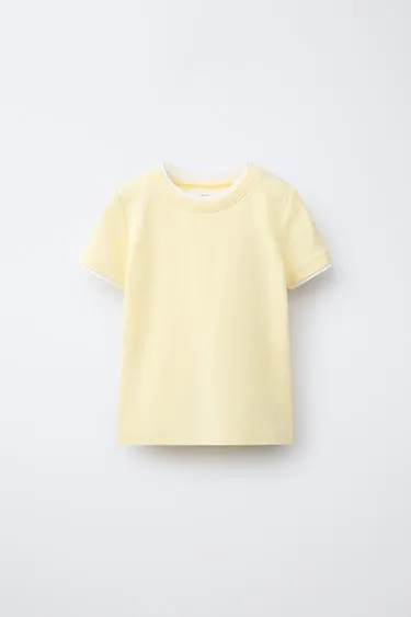 Футболка с двойным воротником из модала- Заказать в России