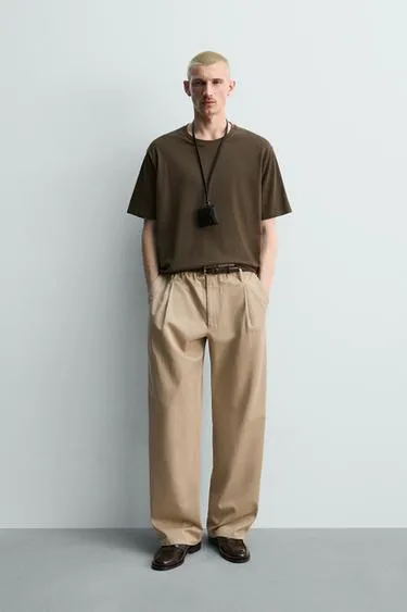 Футболка стандартной посадки из смесового хлопка