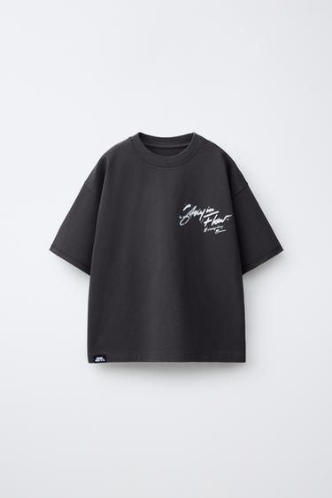 Zara Футболка с принтом граффити